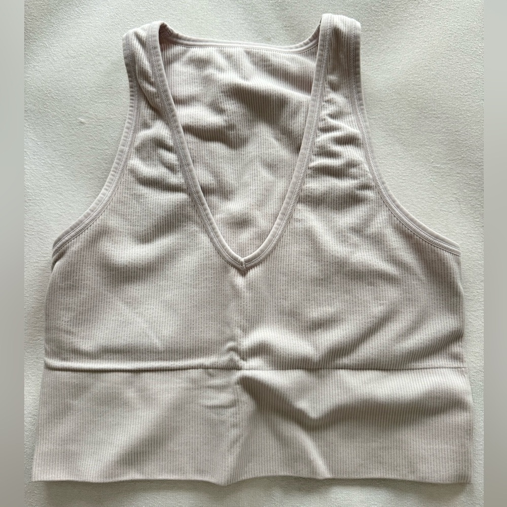Athleta Aurora Seamless Crop Rib Tank